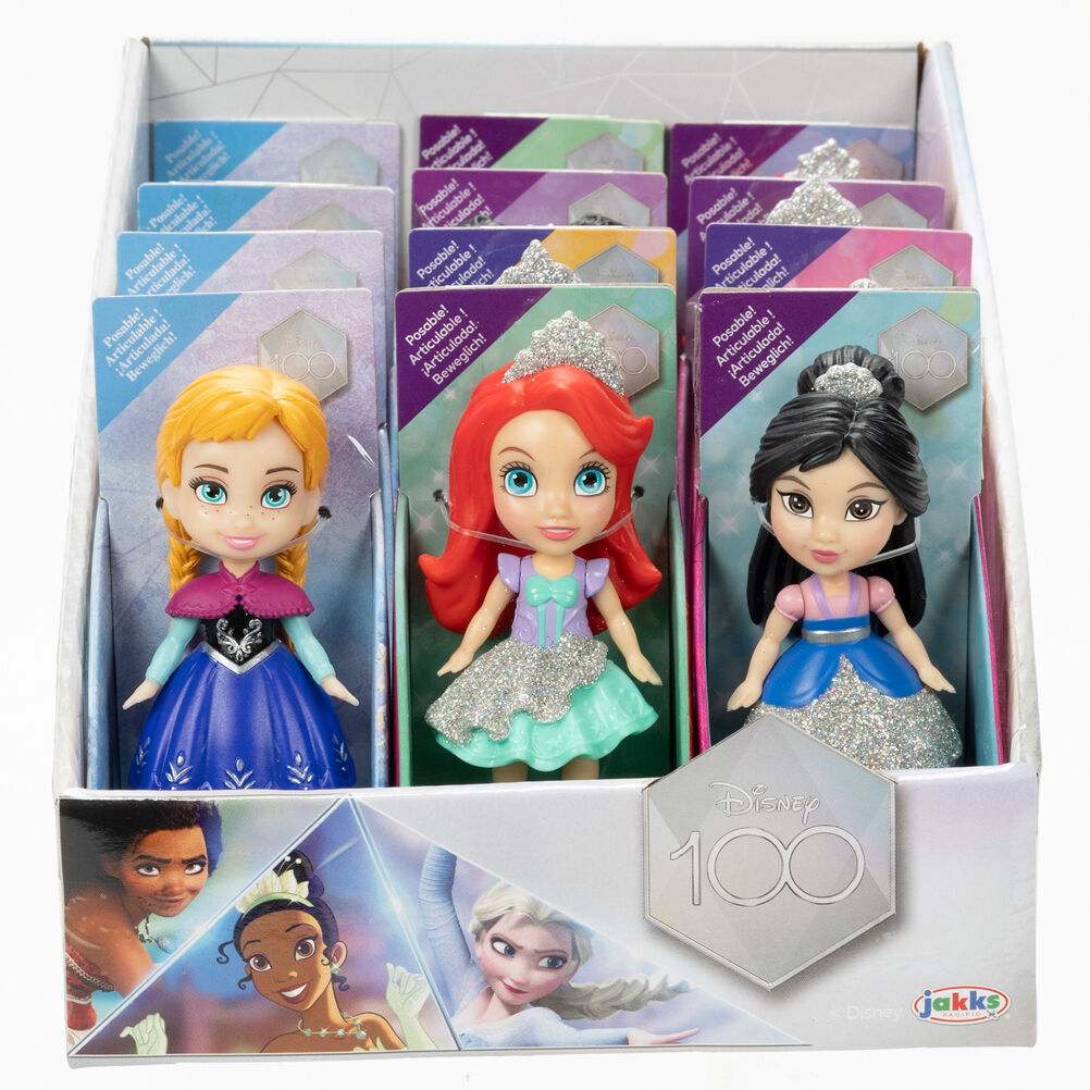 Mini Muñecas Princesas Disney 8cm surtido