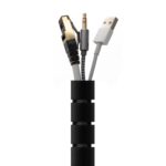 organizador-aisens-de-cable-en-espiral-25mm-negro-3-0m